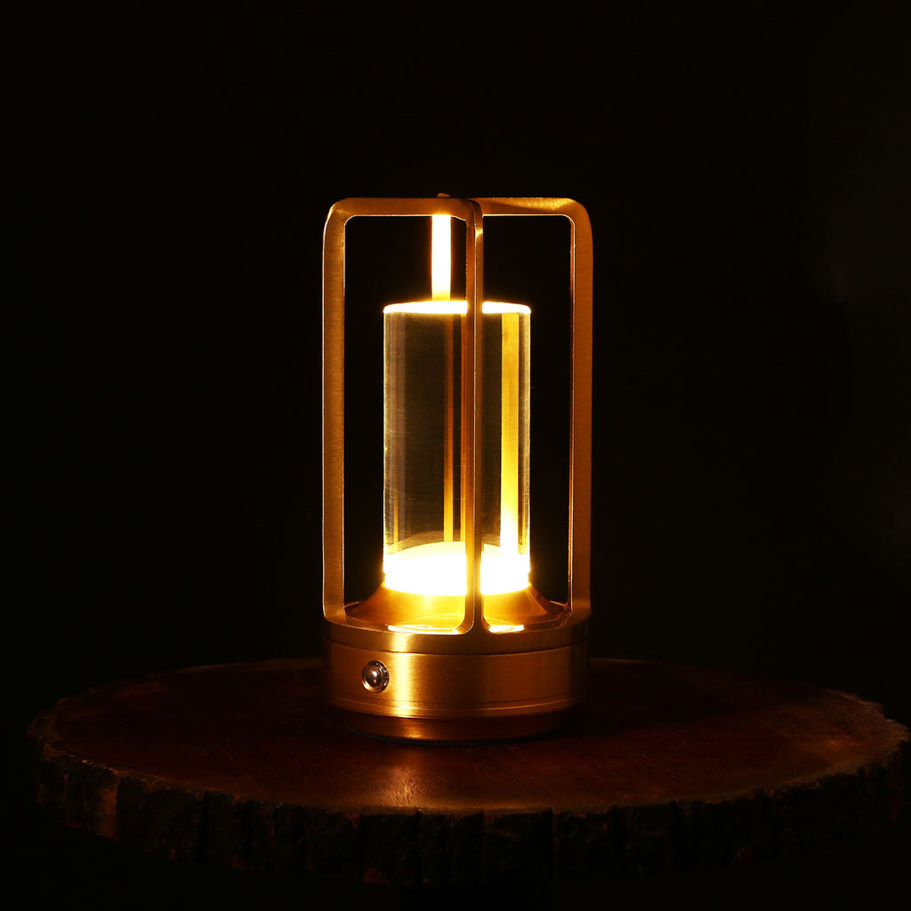 Crystal lamp by Dealscartt featuring a sleek design with sparkling crystal accents, perfect for elegant home decor.