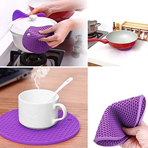 Reusable silicone multipurpose mat from Dealscartt, flexible non-slip surface for baking, crafting, or kitchen use.
