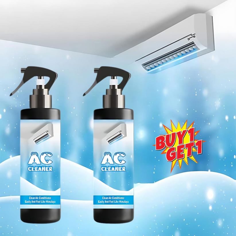 Attrangi Gadgets air conditioning cleaner and purifier with spray bottle, designed to improve AC air quality and freshness.
