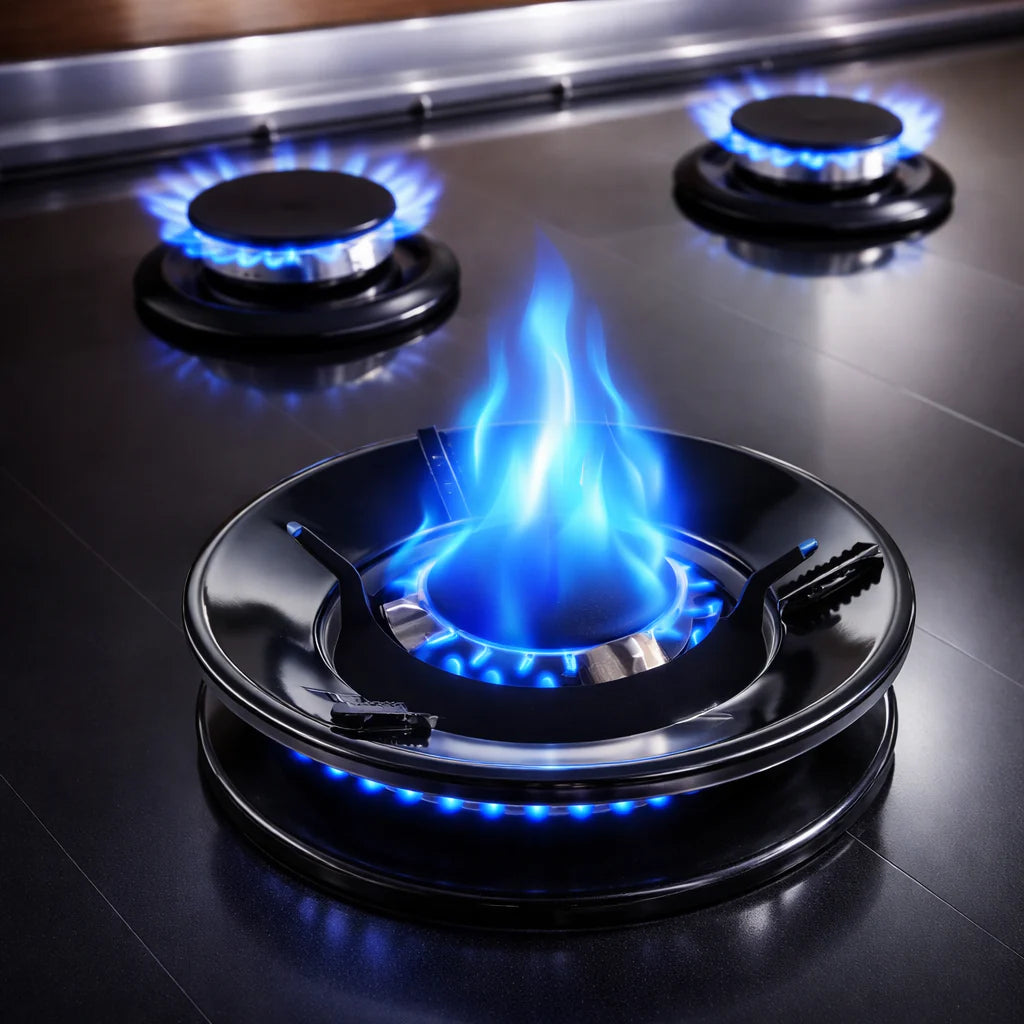 Kitchen gas saver stand by Dealscartt, featuring a compact, sturdy design to optimize gas usage and improve kitchen efficiency.