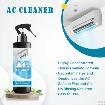 Attrangi Gadgets air conditioning cleaner and purifier, showing the cleaning spray bottle and filters for efficient AC maintenance.